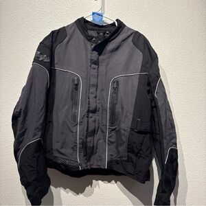 Joe Rocket Black and Gray Performance Motorcycle Jacket